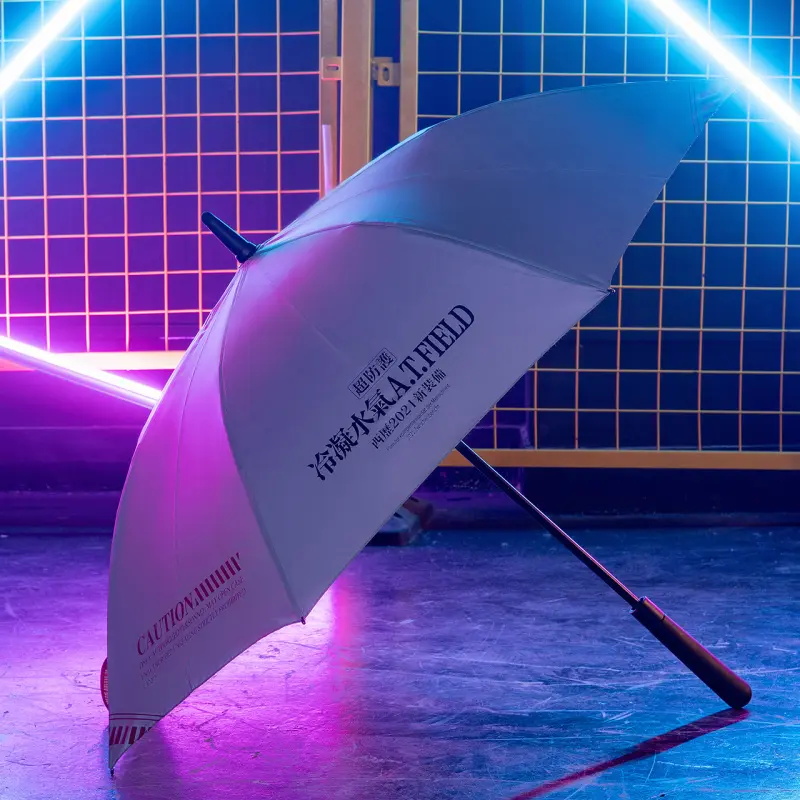官方正版新世纪福音战士EVA三折雨伞A.T.FIELD黑胶动漫二次元周边
